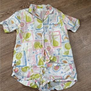 Cynthia Rowley Pastel Print Pajama Set